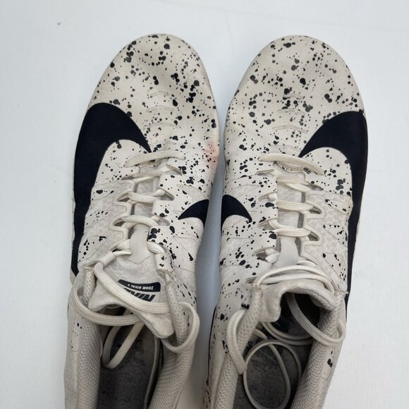 Nike Zoom Rival S Racing Spikes Men Sz 10 US Black White Track Field Shoes Read - Picture 7 of 16